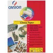 DIN A-4 CANSON GLOSSY PAPER 130 GR. -50- 987.277